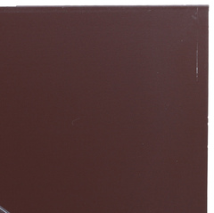 Лист оцинкованный, 1,25×2 м, толщина 0,45 мм, RAL 8017, в защитной плёнке