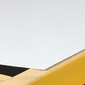 Лист оцинкованный, 1,25×2 м, толщина 0,45 мм, RAL 9003, в защитной плёнке